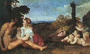  Titian The Three Ages of Man oil painting on canvas